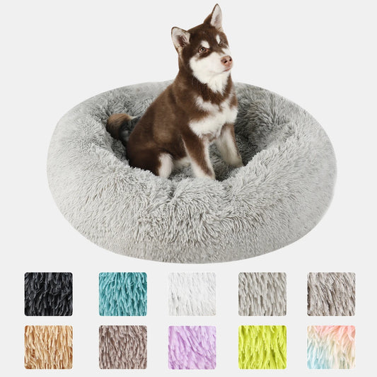 Large Round Donut Dog Bed