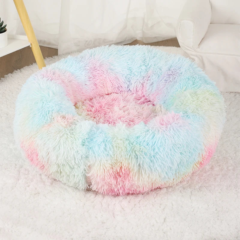 Large Round Donut Dog Bed