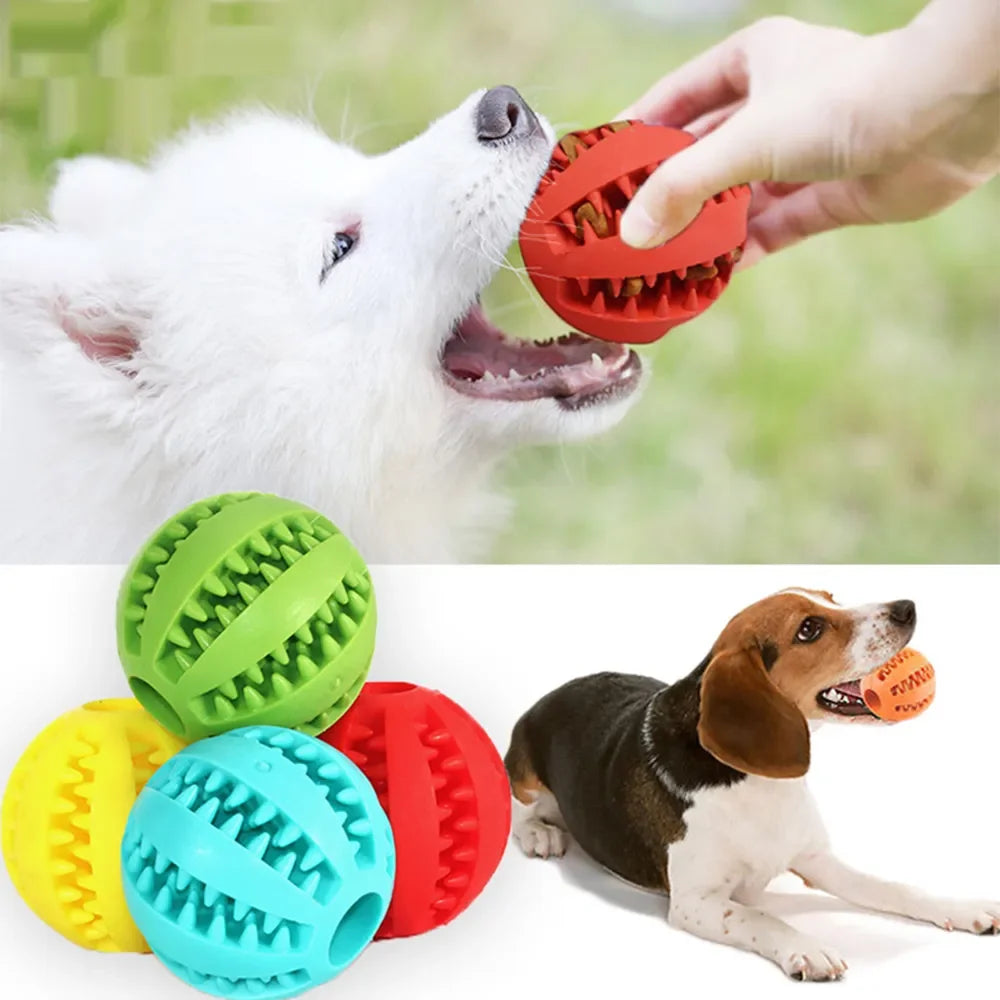 Durable Rubber Dog Toy Ball