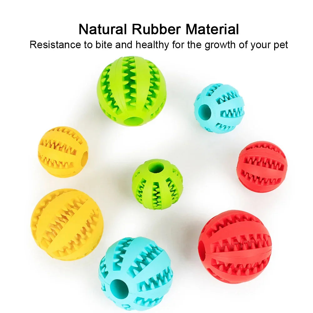 Durable Rubber Dog Toy Ball